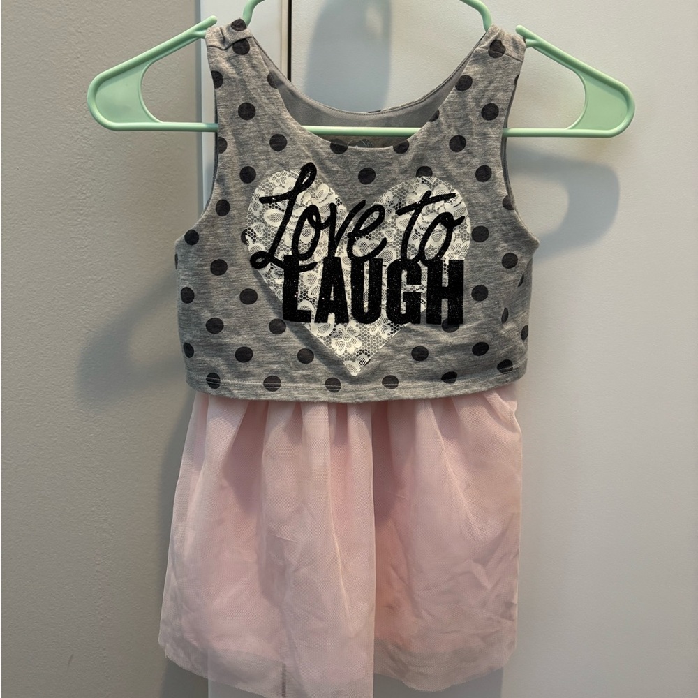 Justice - girl’s size 7 dress/long shirt